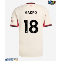 Moški Nogometni dresi Liverpool Cody Gakpo #18 Gostujoči 2025-26 Kratek Rokav